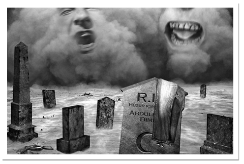 Affiche sur le sablage des jeans